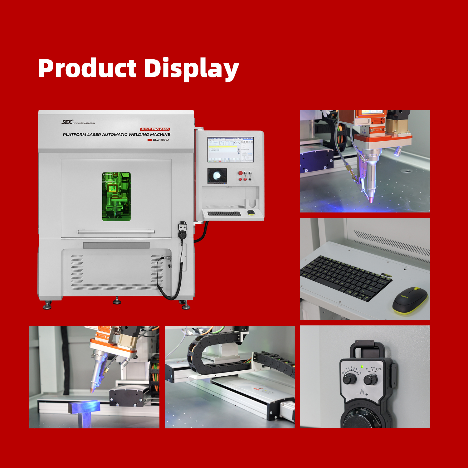 1000W 1500W 2000W 3000W Fully Enclosed Platform Automatic Laser Welding Machine Intelligent Metal Laser Welder